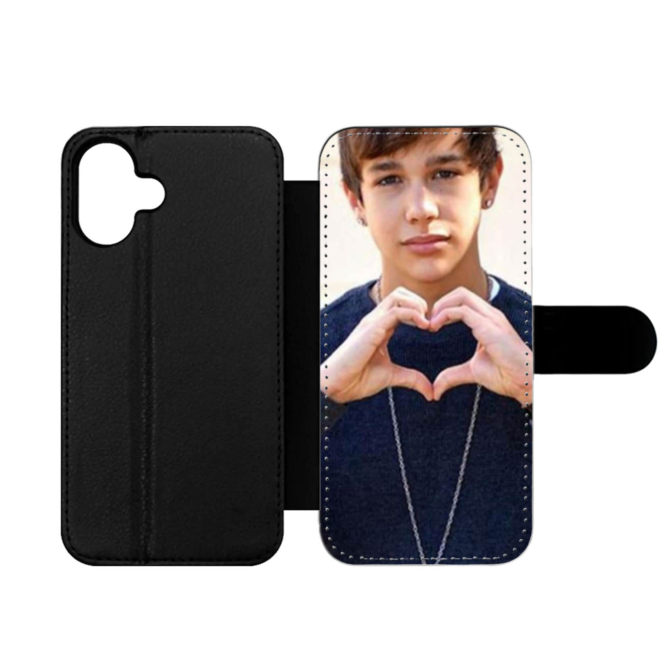 My Chemical Romance Austin Mahone Wallet iPhone Case