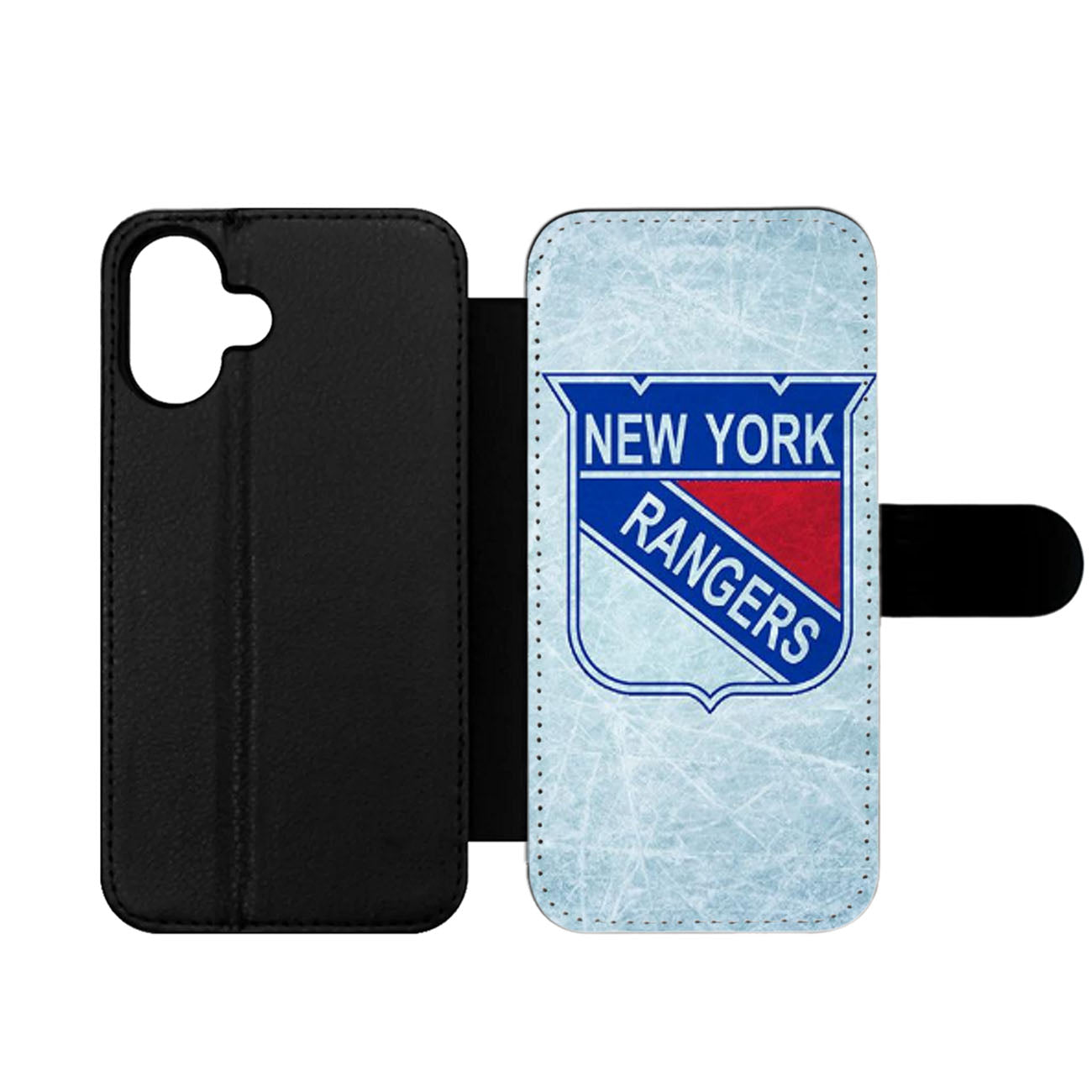 NEW YORK RANGERS NHL ICE LOGO Wallet iPhone Case