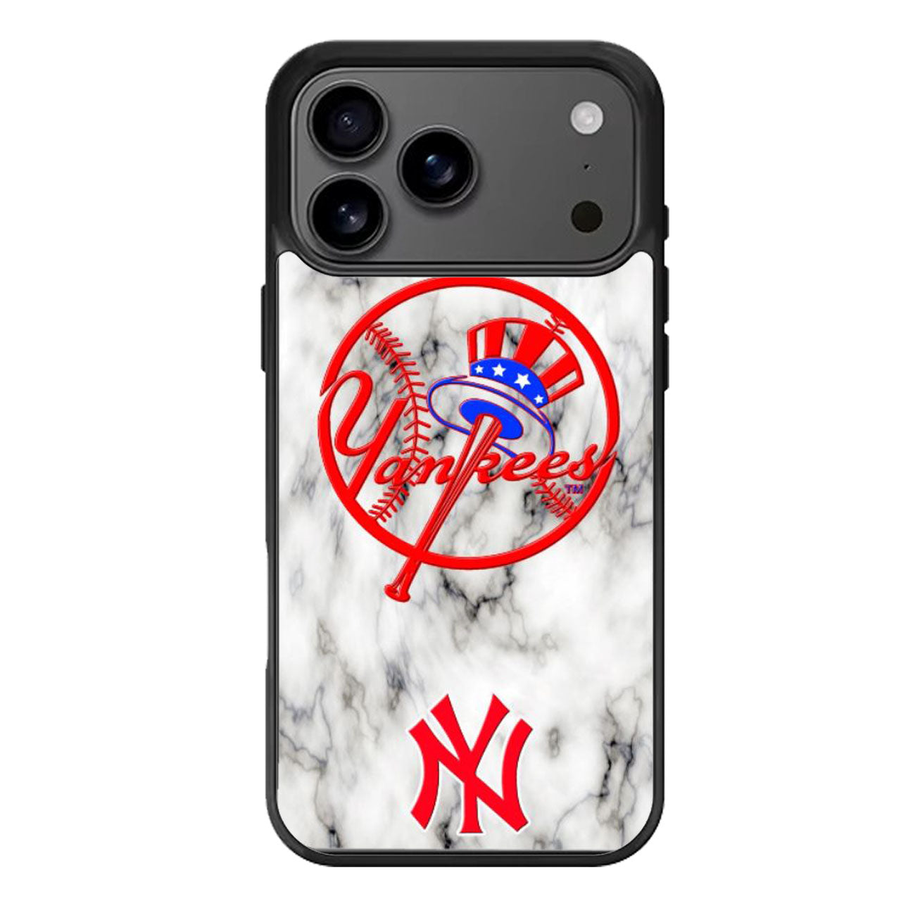 NY Yankees Marble iPhone 17 Pro Max Case
