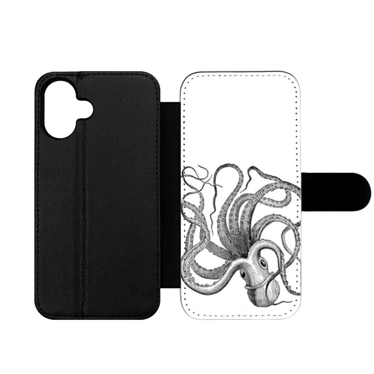Nautical Octopus Wallet iPhone Case