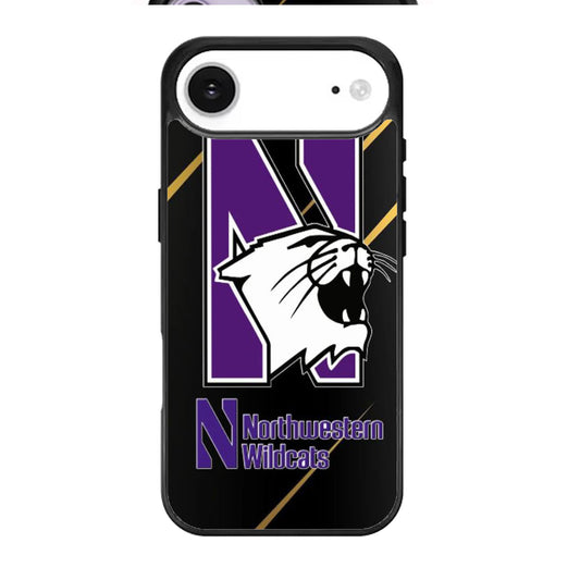 Northwestern Wildcats Metallic iPhone Air Case