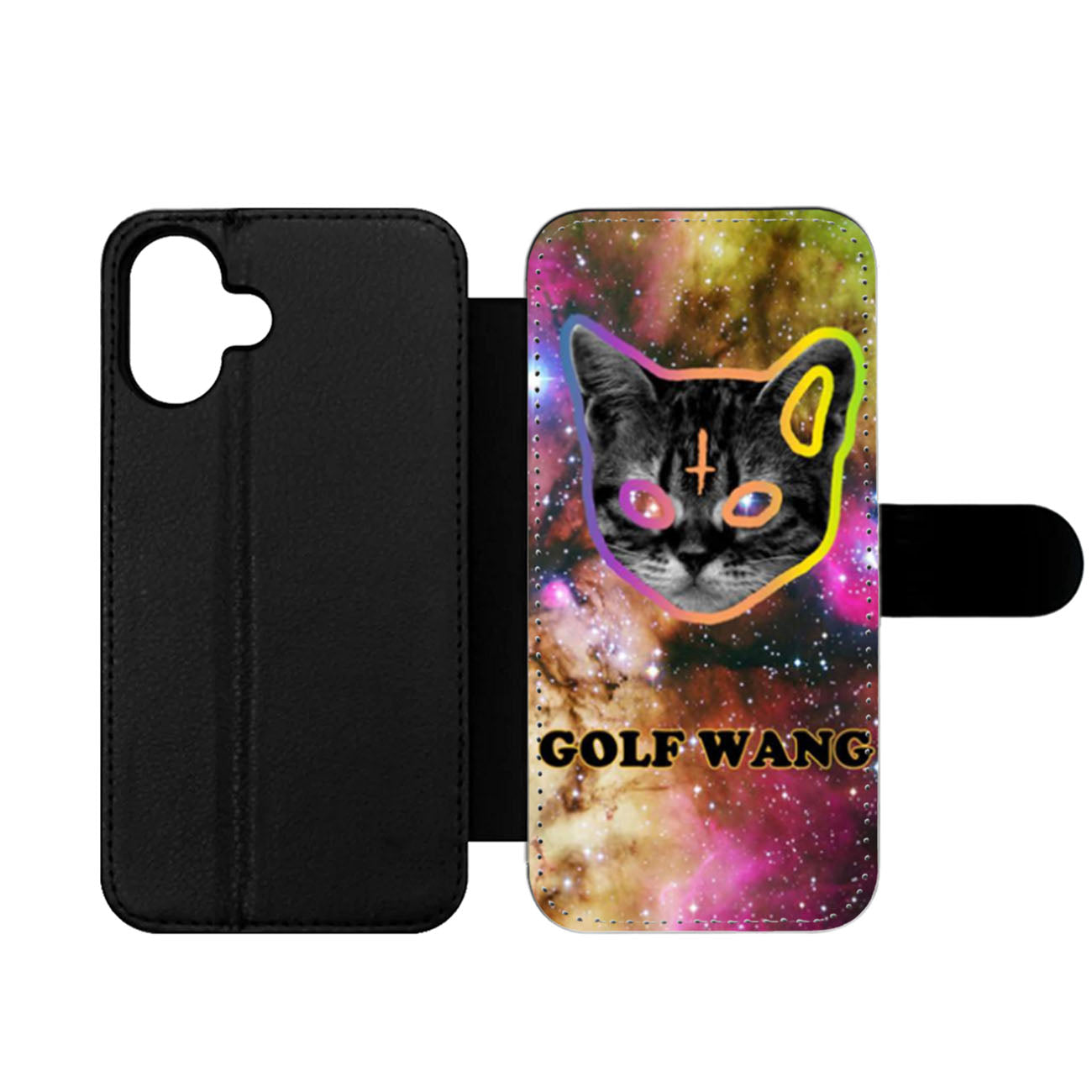 OFWGKTA Odd Future Wolf Gang Cat Wallet iPhone Case