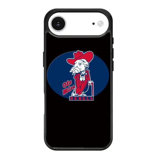 Ole Miss Rebels Black iPhone Air Case