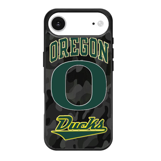 Oregon Ducks Black Camo iPhone Air Case