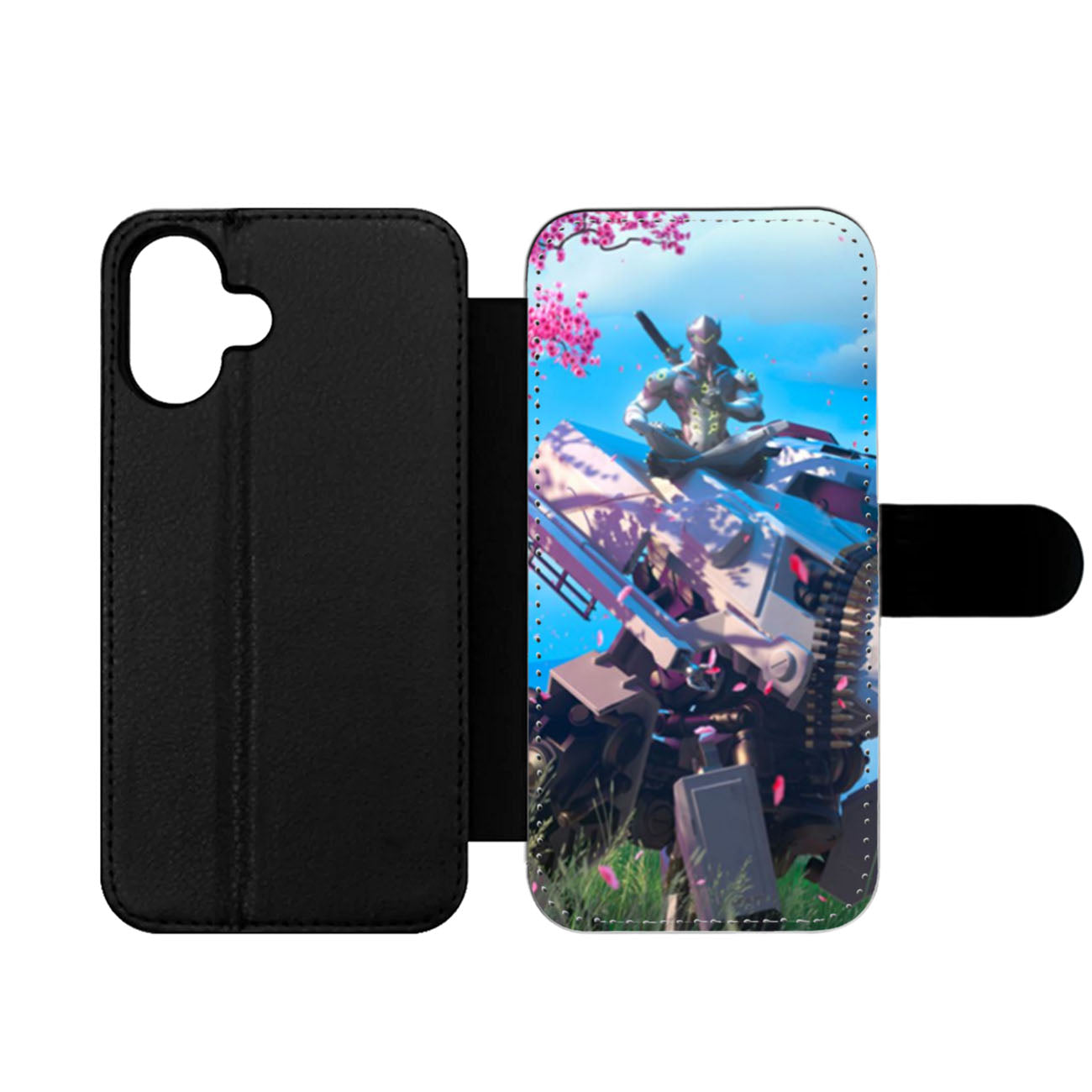 Overwatch Genji Heroes Wallet iPhone Case