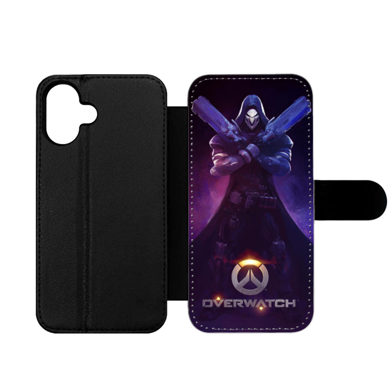 Overwatch Reaper Poster Wallet iPhone Case