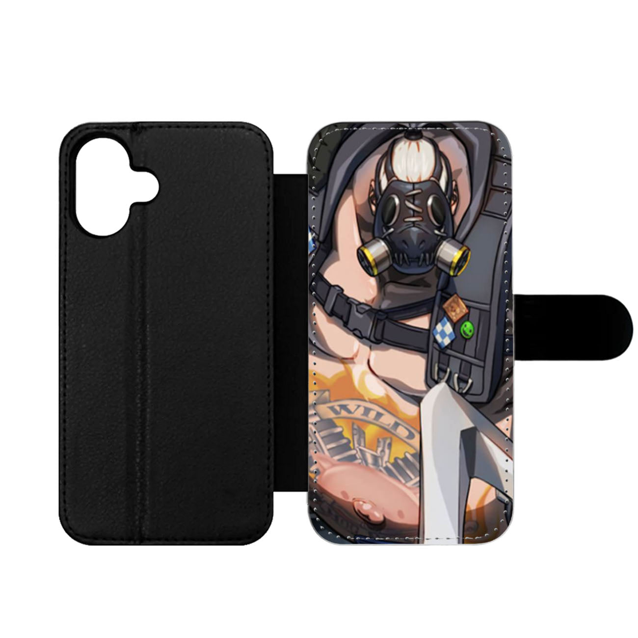 Overwatch Roadhog Two Wallet iPhone Case