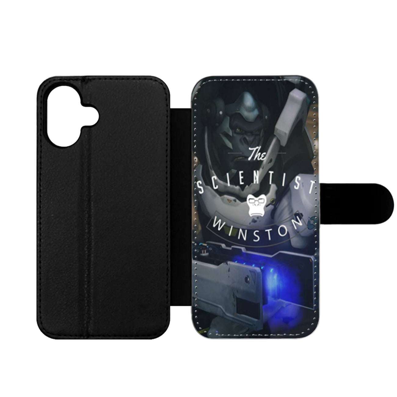 Overwatch Winston The Scientist Wallet iPhone Case