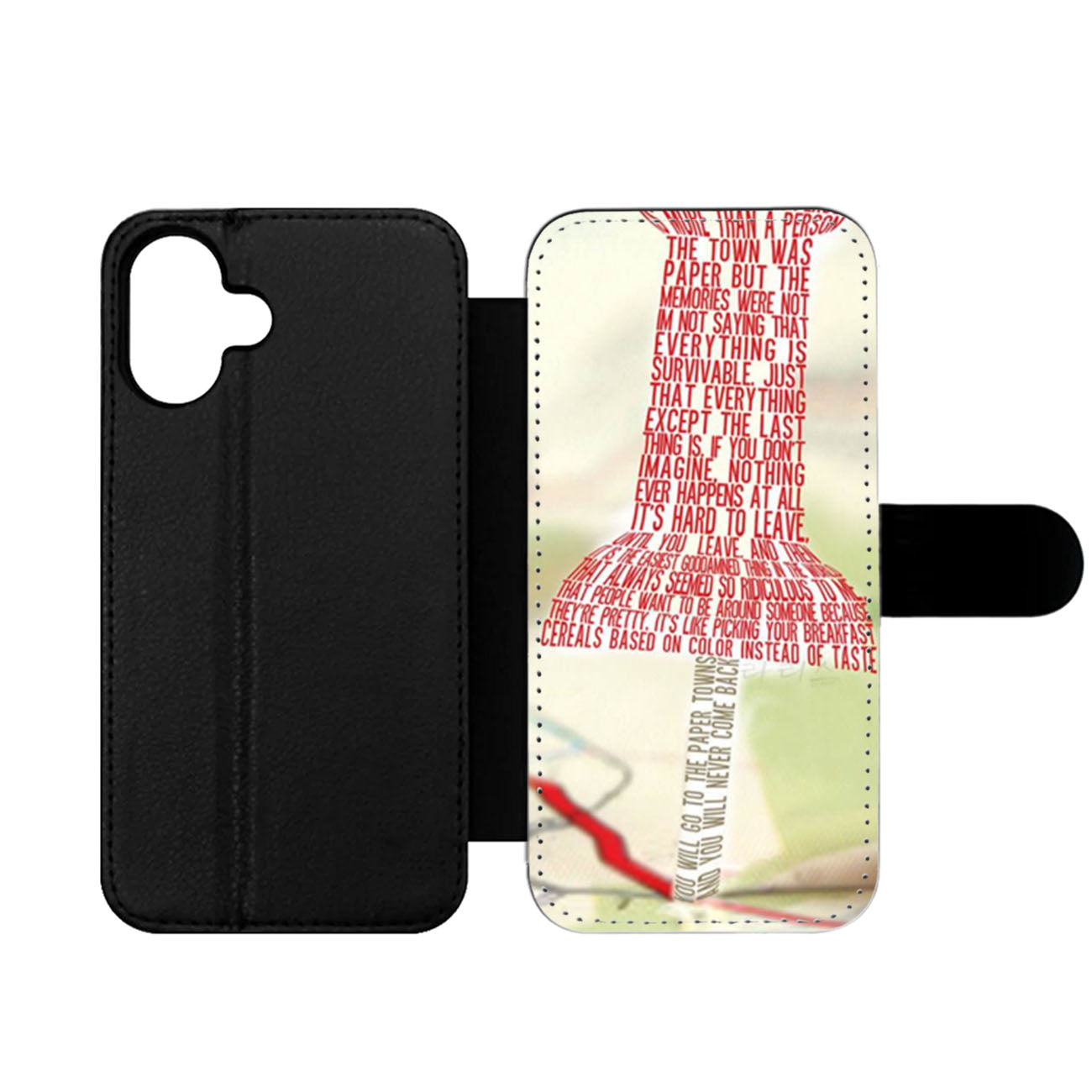Paper Towns Collage Wallet iPhone Case