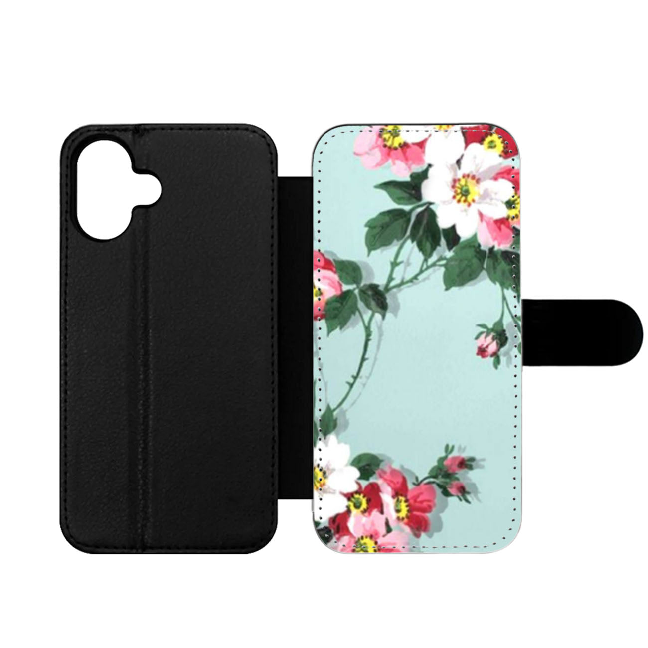 Pastel Floral Wallet iPhone Case