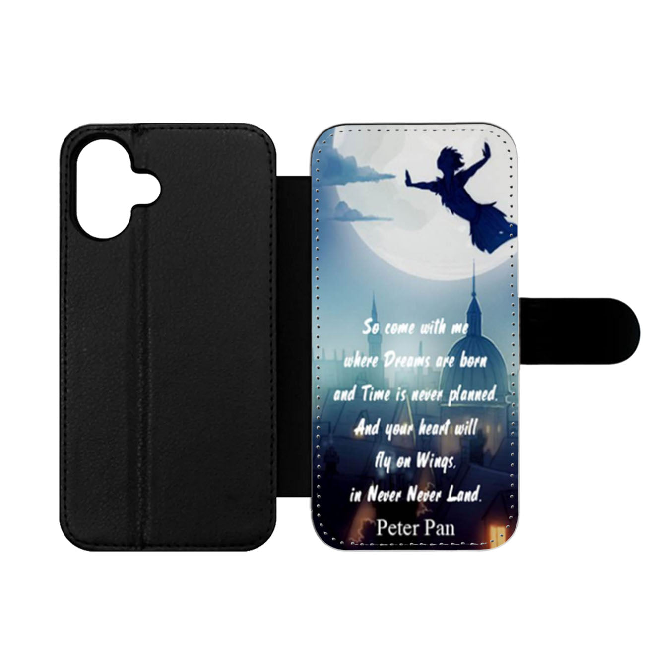 Peter Pan Quote Disney Wallet iPhone Case
