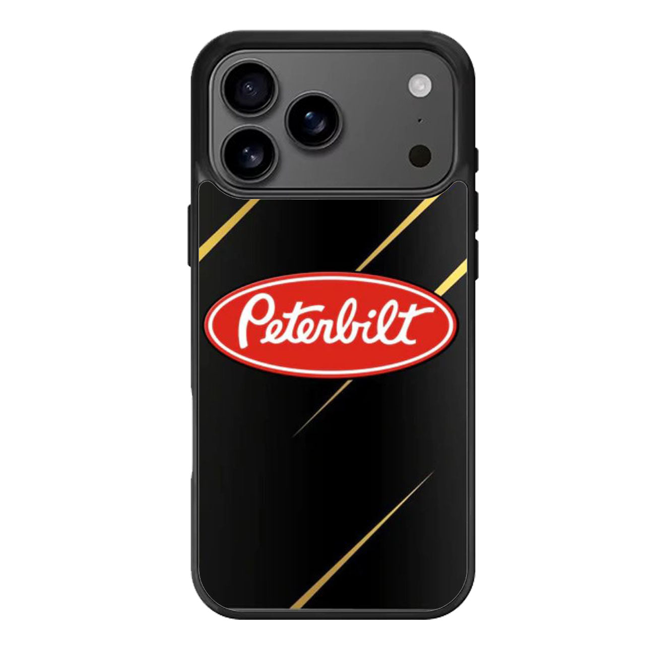 Peterbilt Black Metallic iPhone 17 Pro Max Case