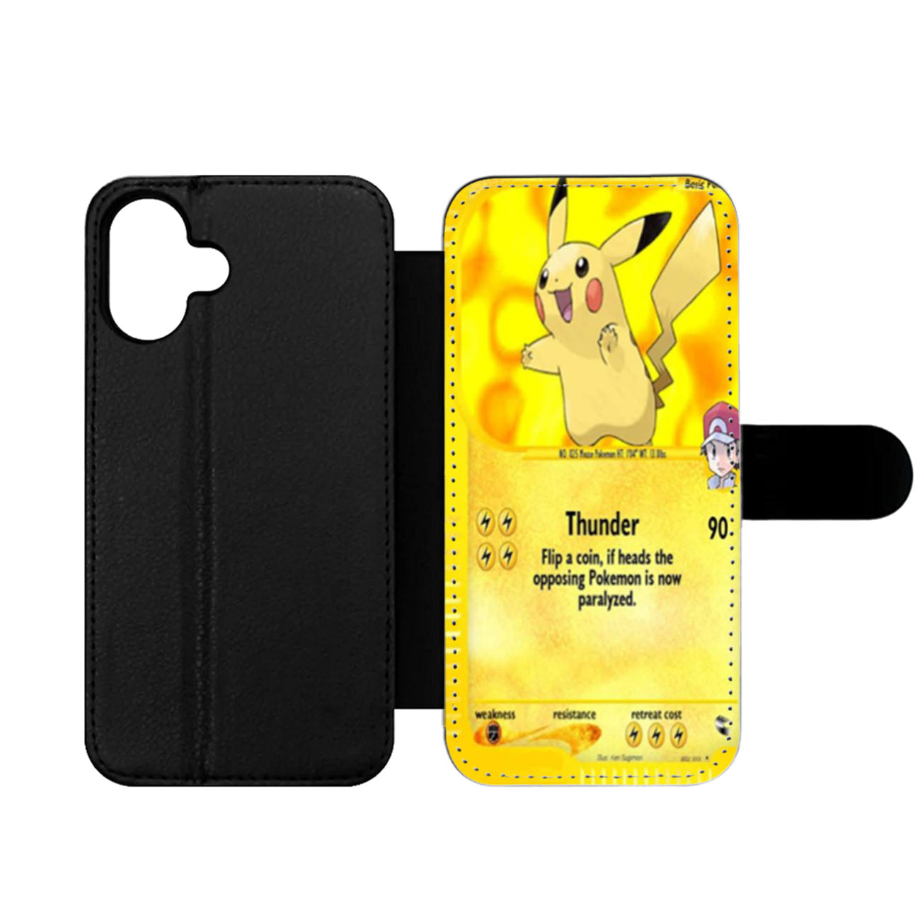 Pikachu Pokemon Card Wallet iPhone Case