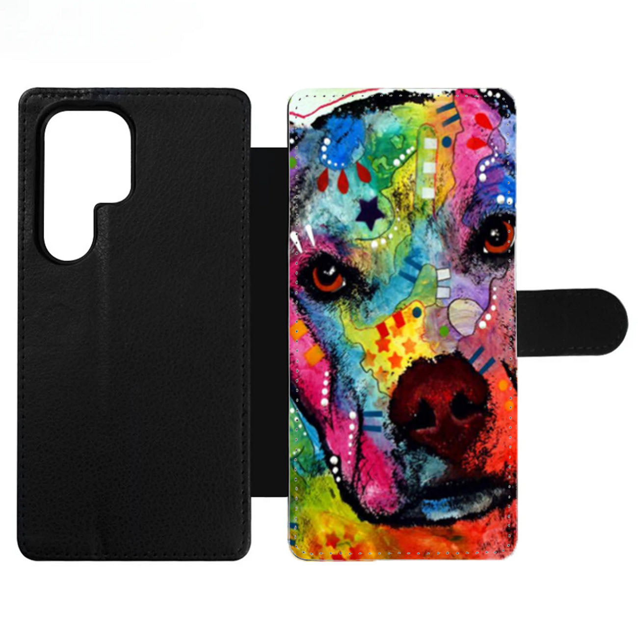 Pitbull Love Painting Wallet Samsung Case