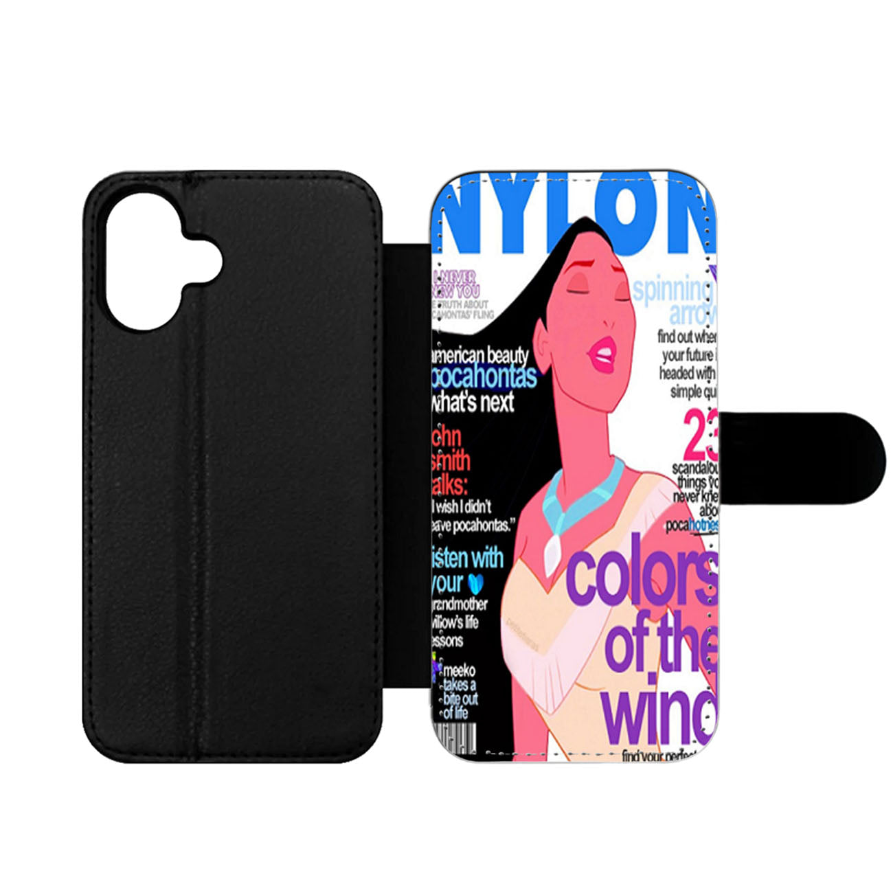 Pocahontas Nylon Magz Wallet iPhone Case