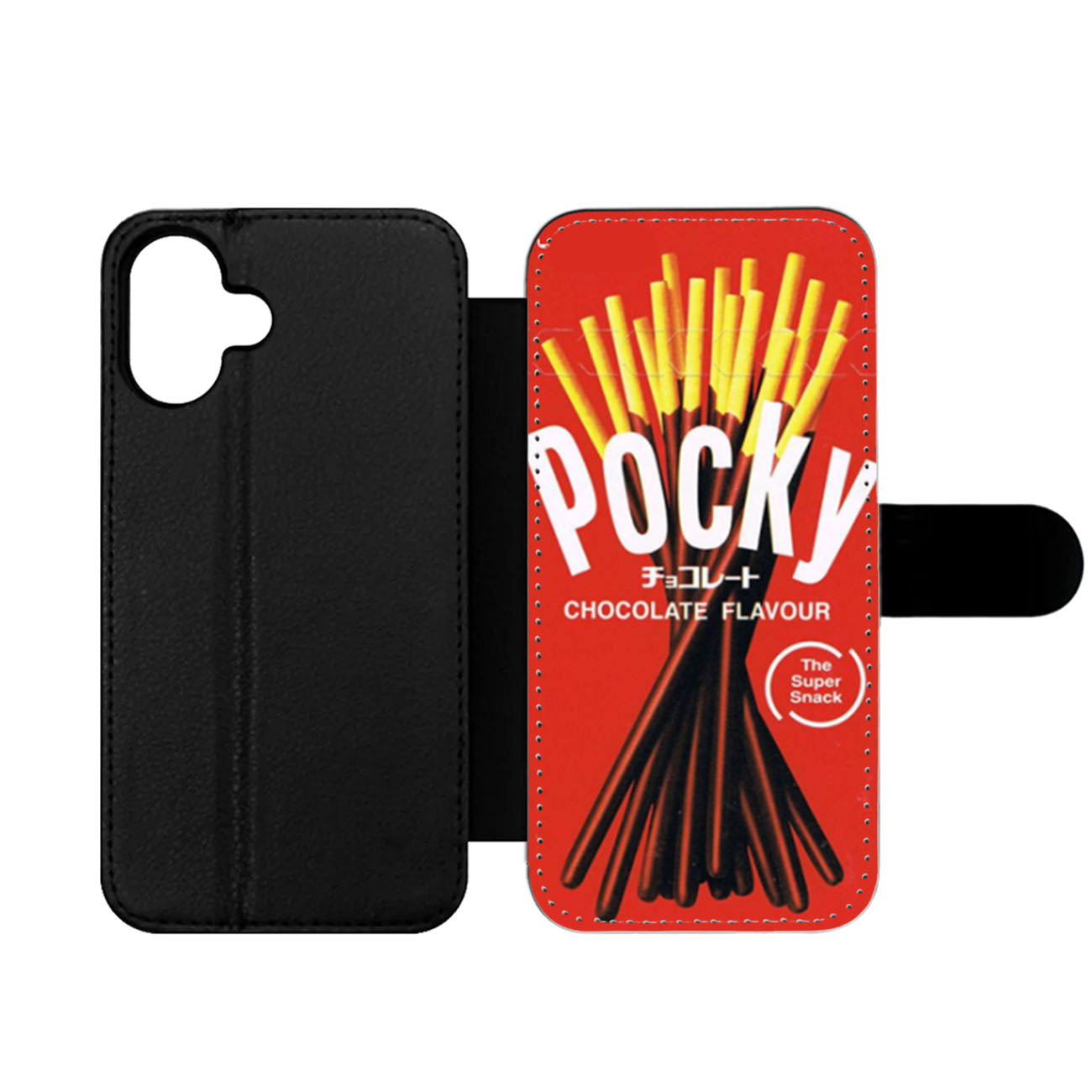 Pocky Sticks Chocolate Snack Wallet iPhone Case