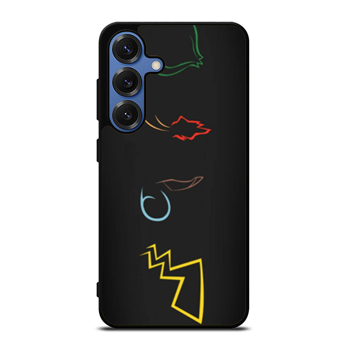 Pokemon Charmander Pikachu Bulbasaur Squirtle Tails Samsung S25 Ultra Case