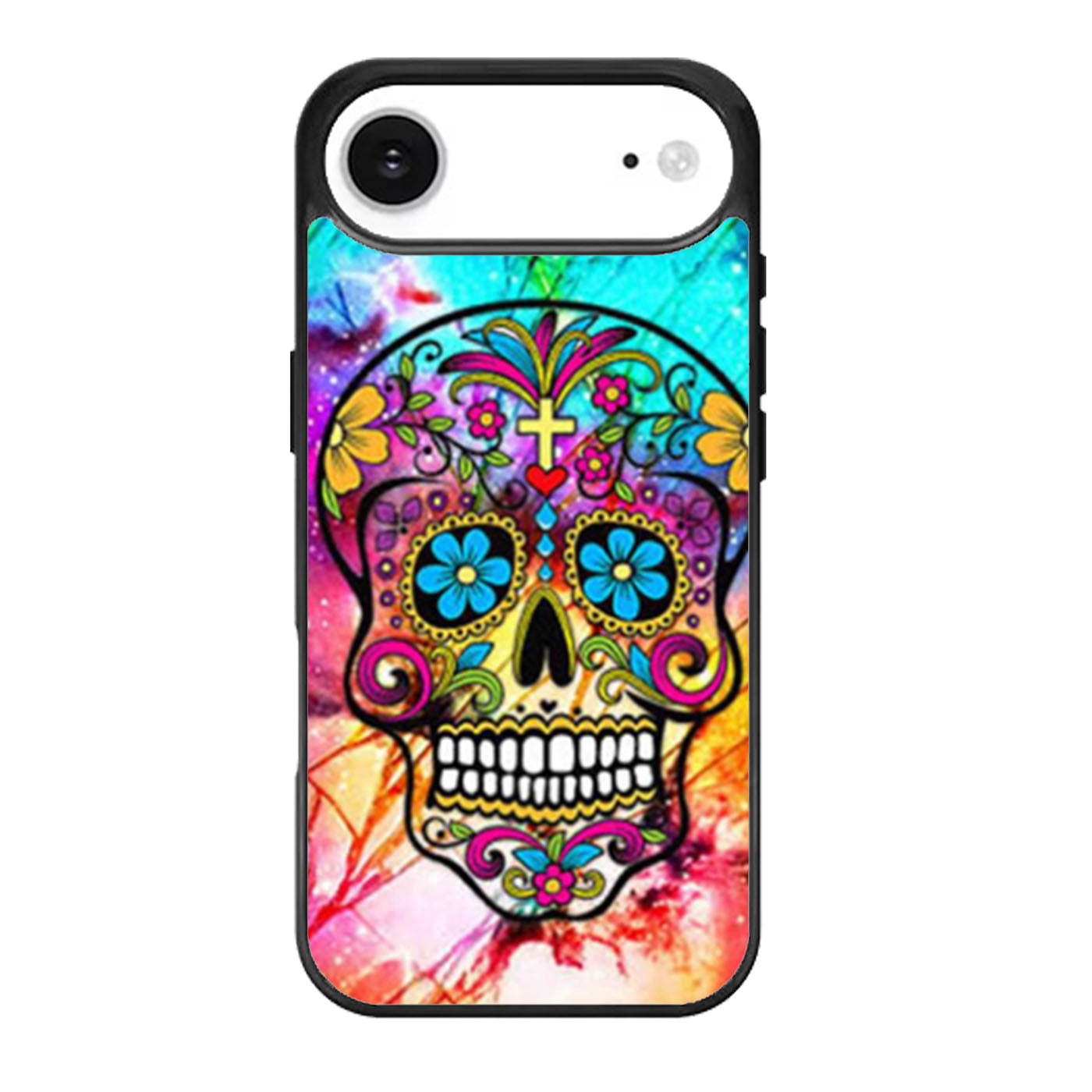 Popular Sugar Skull Colorful Galaxy Nebula iPhone Air Case