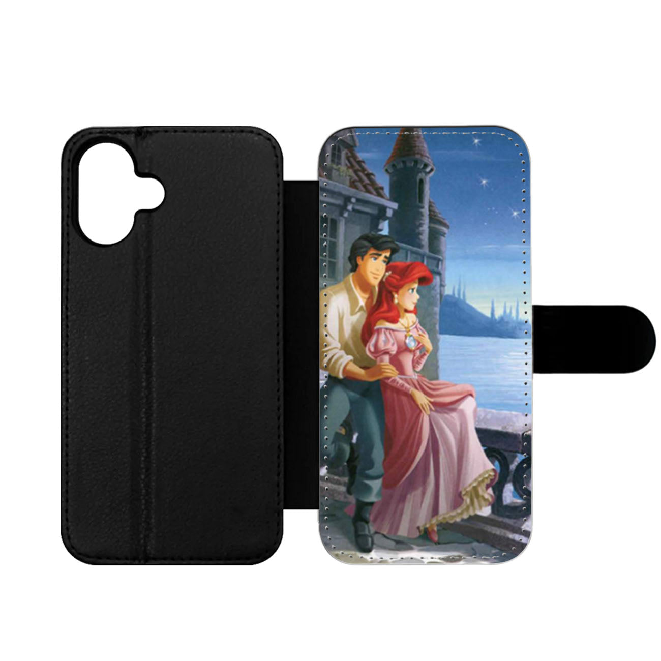 Prince Eric and Ariel Little Mermaid Wallet iPhone Case