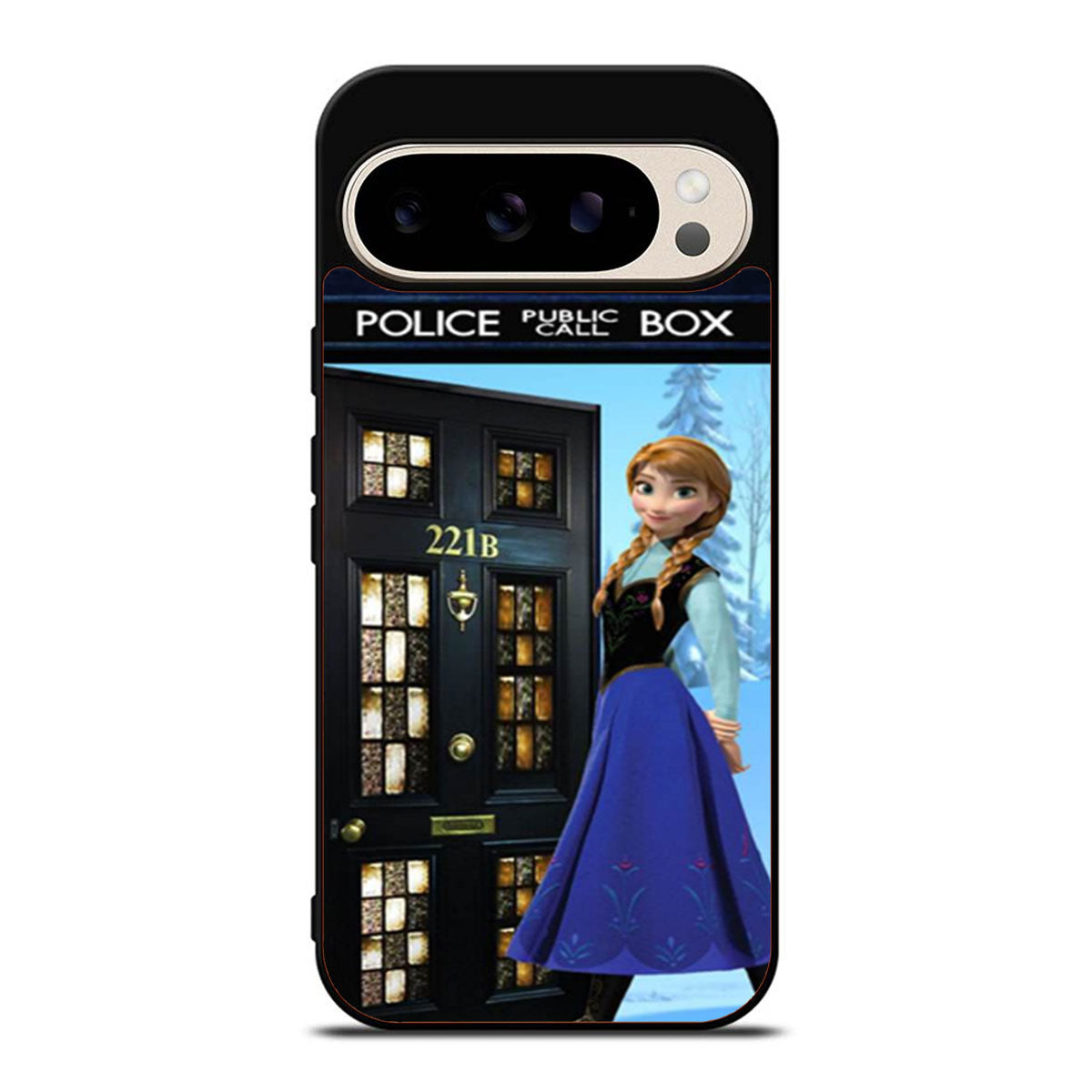 Princess Anna Frozen Tardis Google Pixel 9 Pro Case