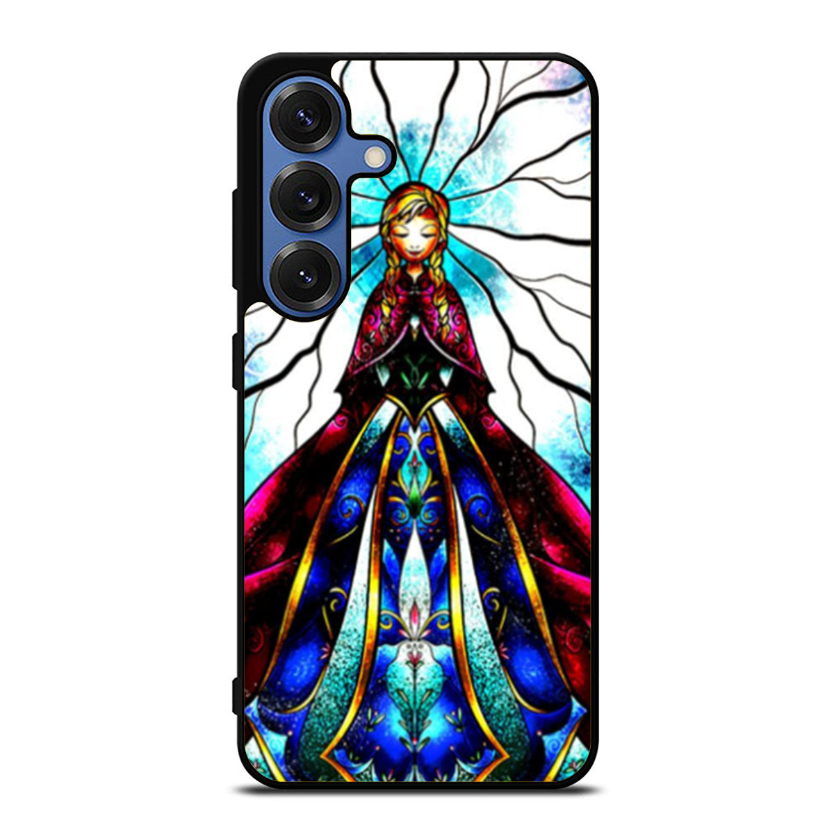 Princess Anna Stained Glass Samsung S25 Ultra Case