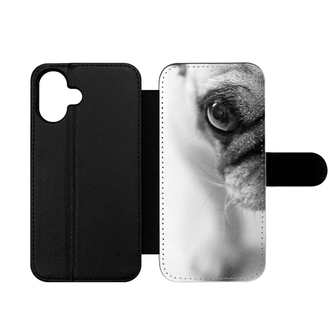 Pug Dog Wallet iPhone Case