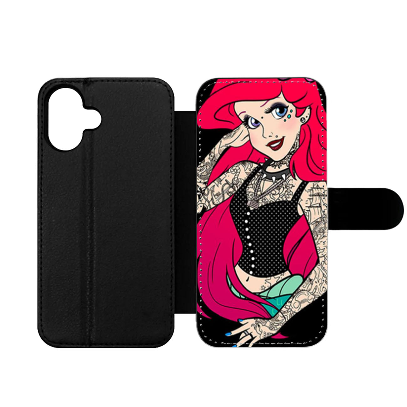 Punk Ariel Wallet iPhone Case
