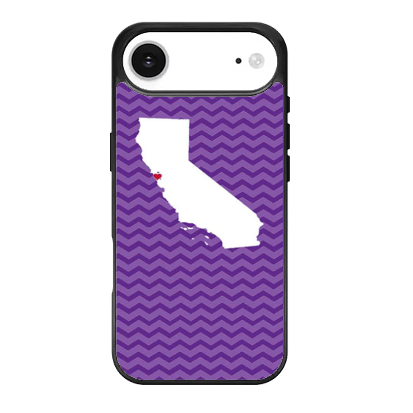 Purple Chevron State Love iPhone Air Case