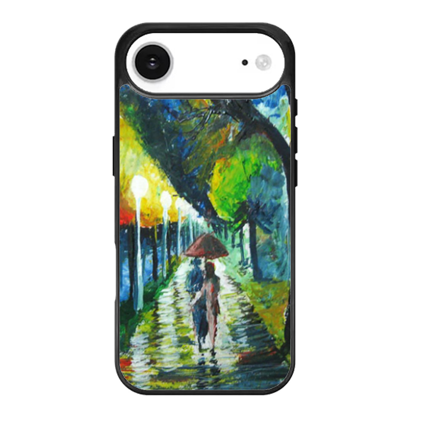 Rain Road Painting iPhone Air Case