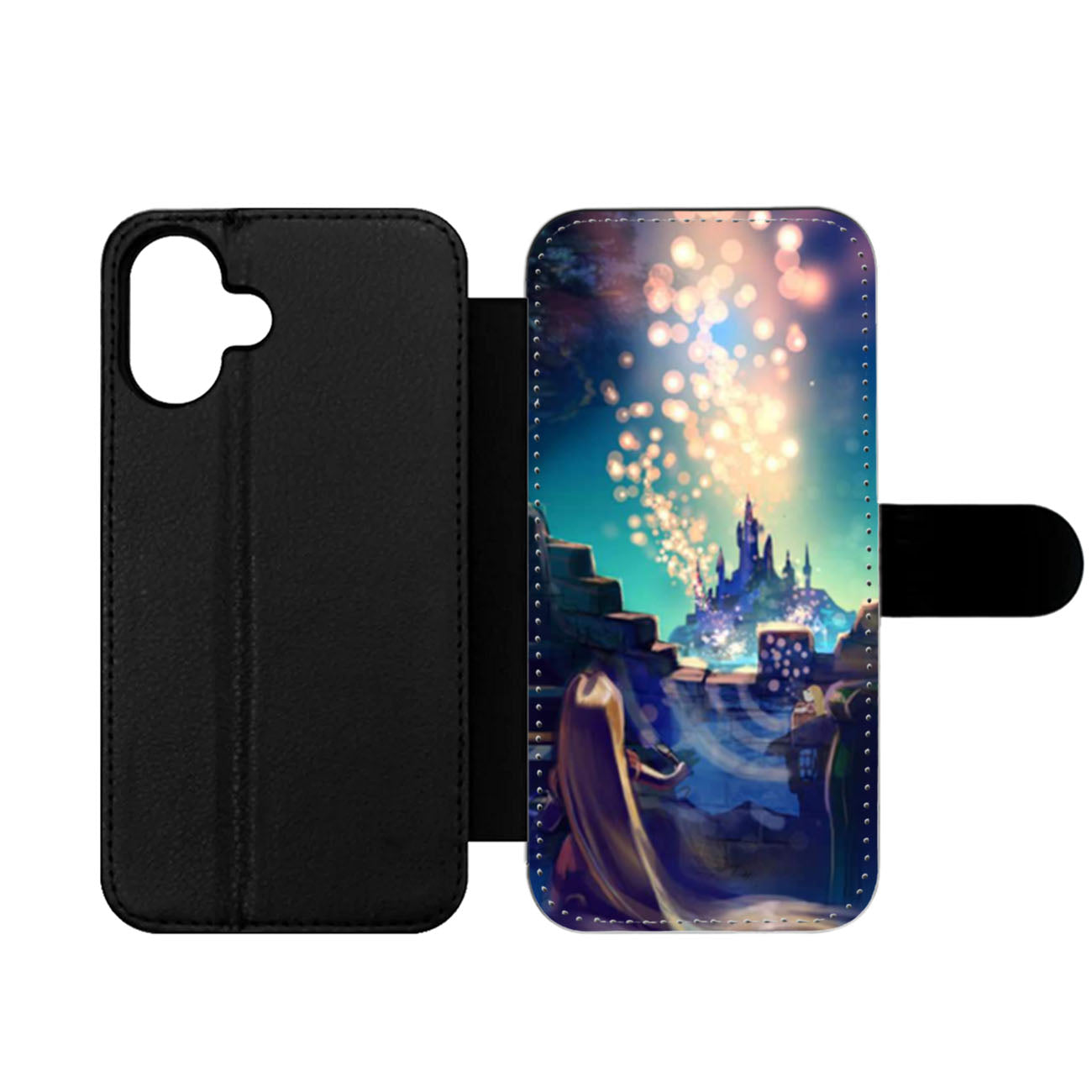 Rapunzel Tangled Lanterns Wallet iPhone Case
