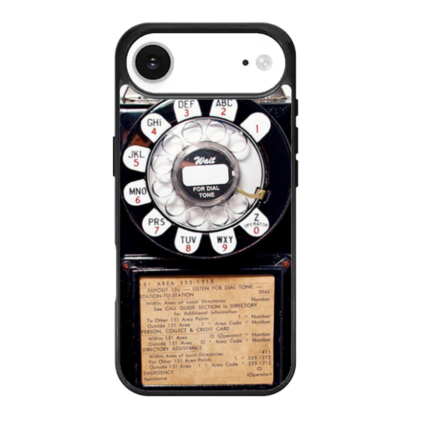 Retro Public Rotary Dial Payphone iPhone Air Case