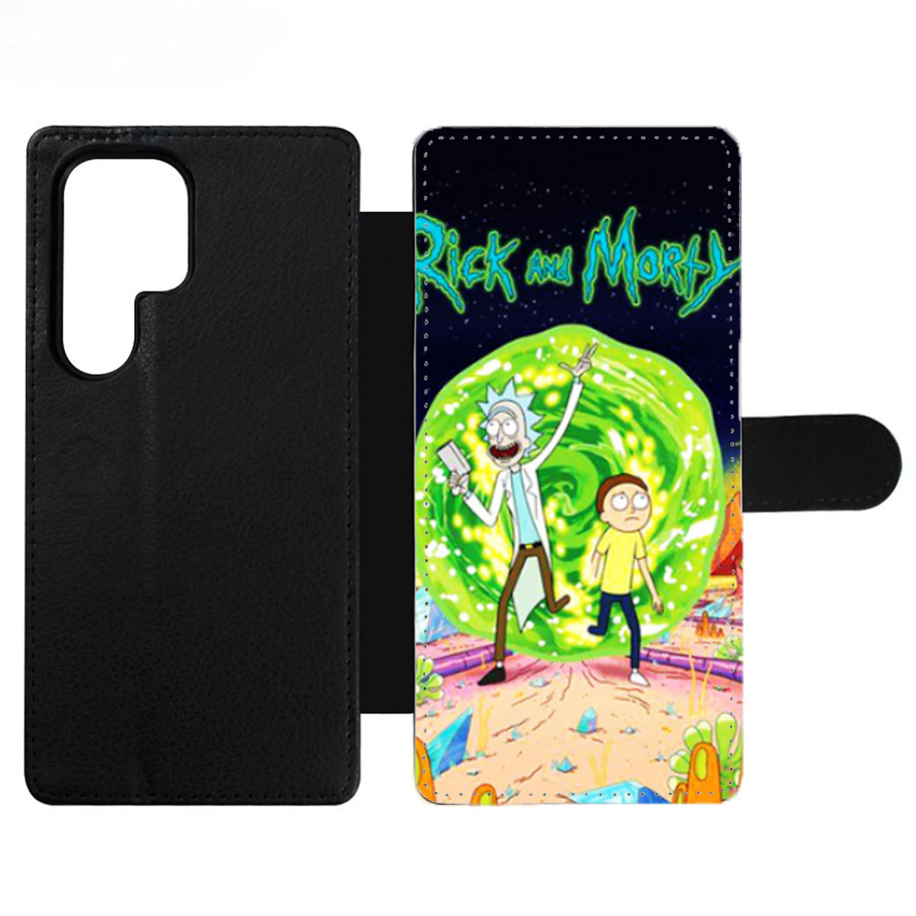 Rick and Morty Two Wallet Samsung Case
