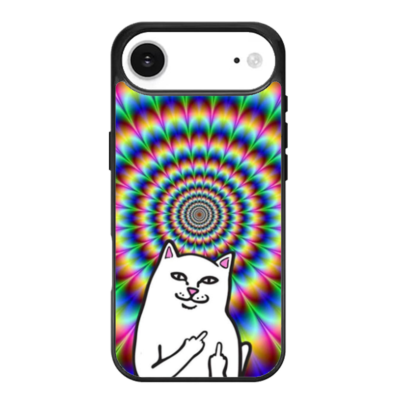 RipNDip Lord Nermal Cat Psychedelic iPhone Air Case