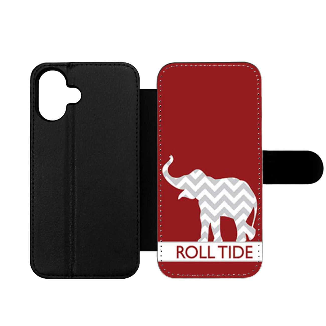 Roll Tide Chevron Elephant Alabama Wallet iPhone Case