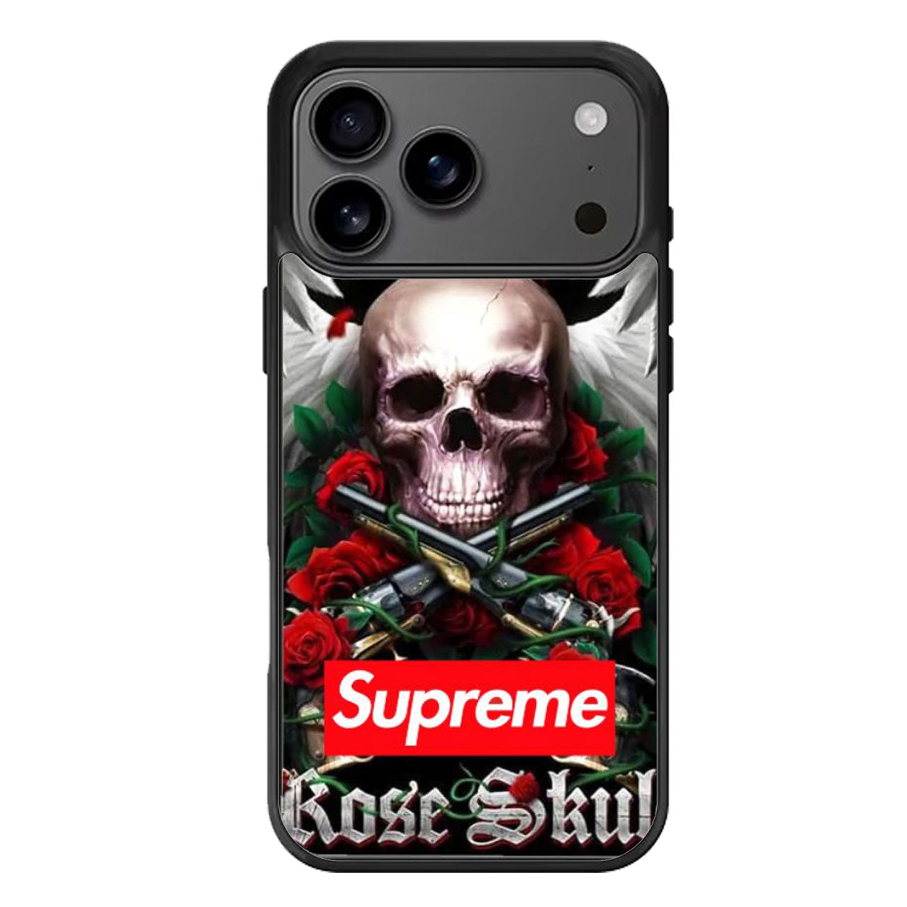 Rose Skull iPhone 17 Pro Max Case