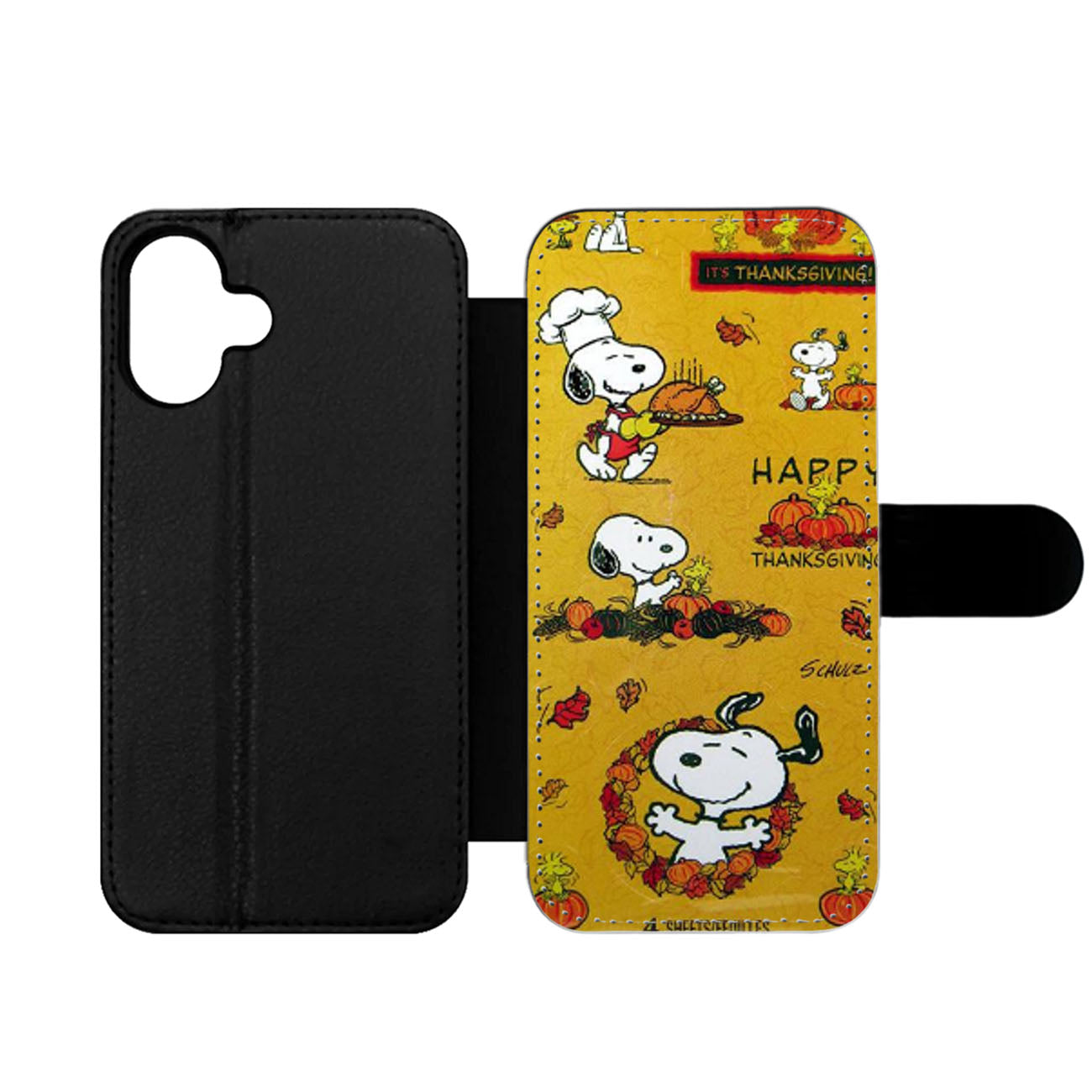 SNOOPY THE PEANUTS THANKSGIVING Wallet iPhone Case