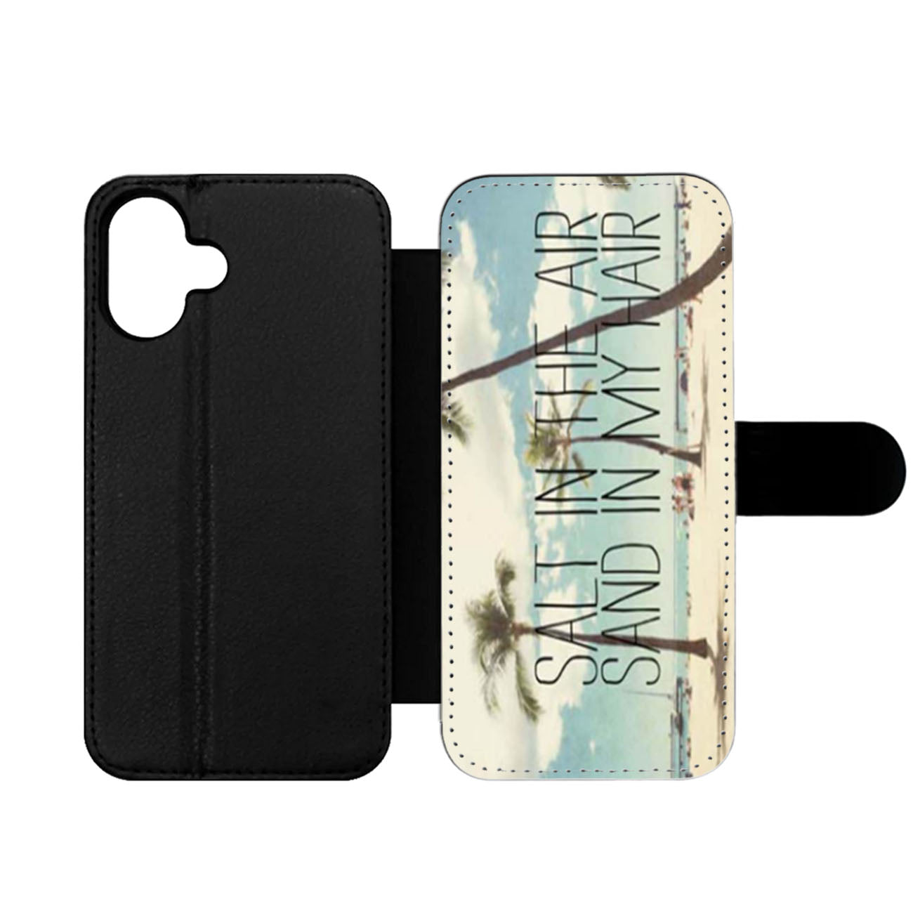 Salt In The Air Sand In My Hair Wallet iPhone Case