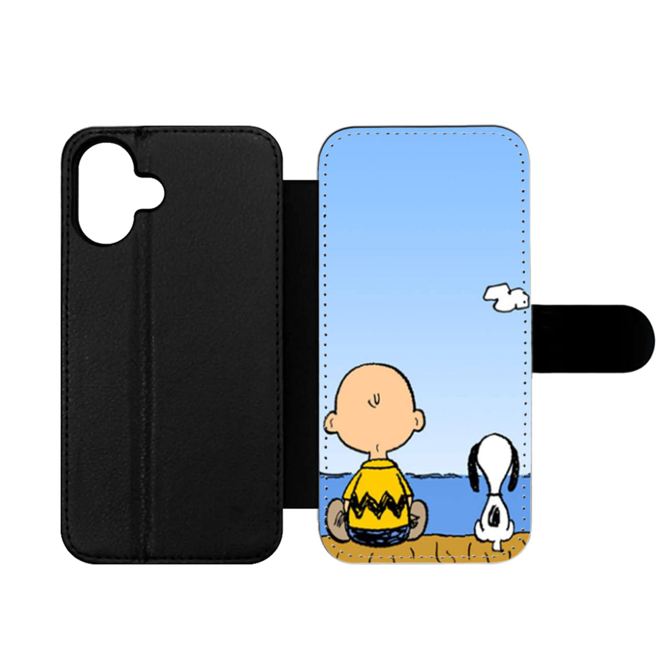 Snoopy And Charlie Brown Wallet iPhone Case
