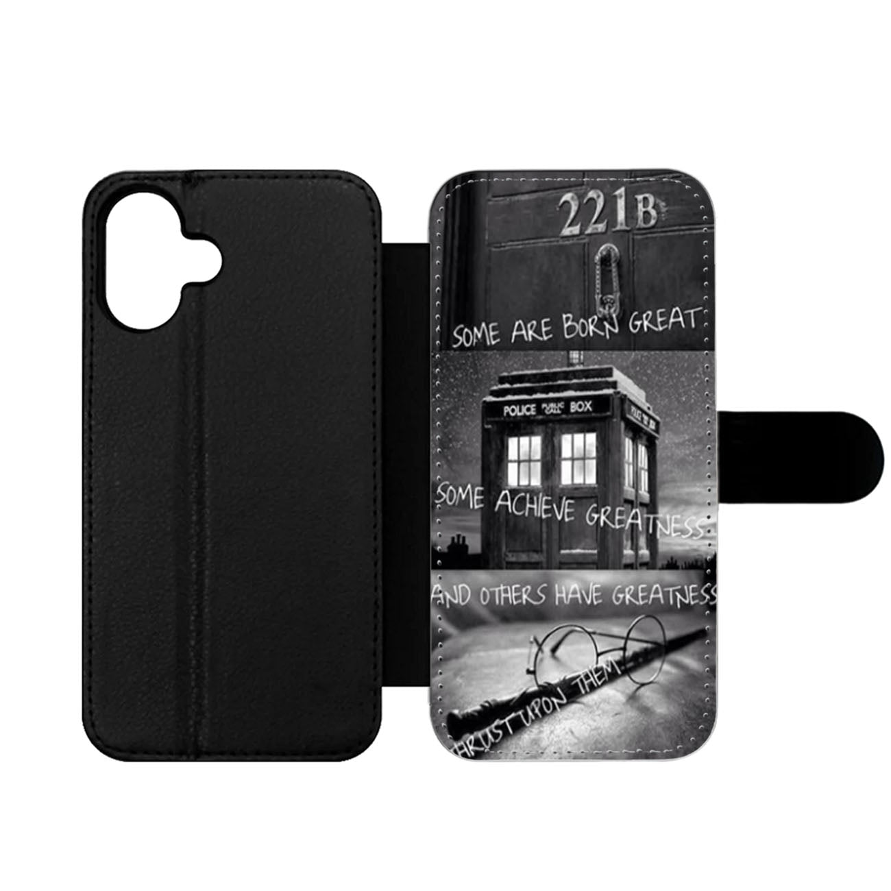 Some Are Born Great Harry Potter Quote Wallet iPhone Case