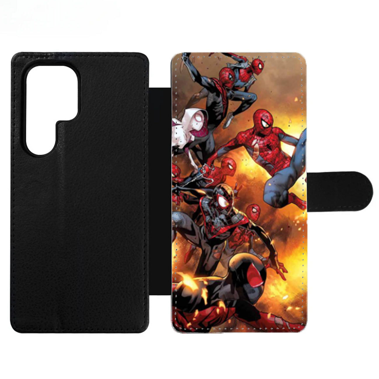 Spider Man Spiderverse Wallet Samsung Case