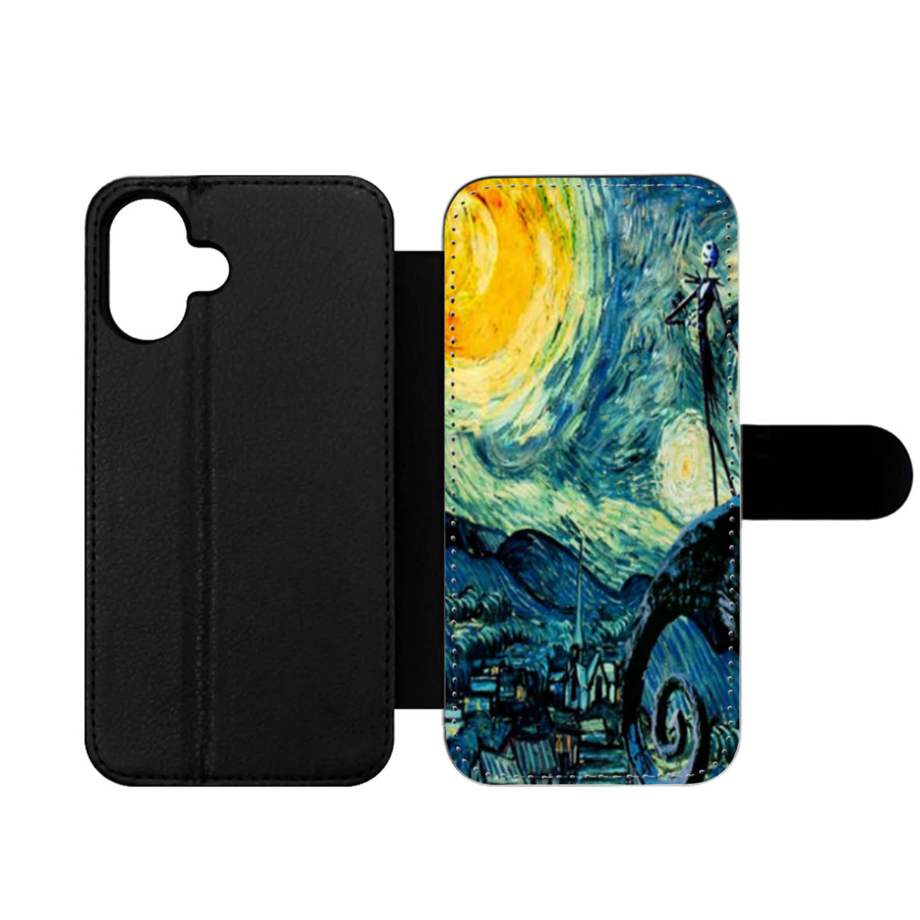 Starry Nightmare Before Christmas Wallet iPhone Case