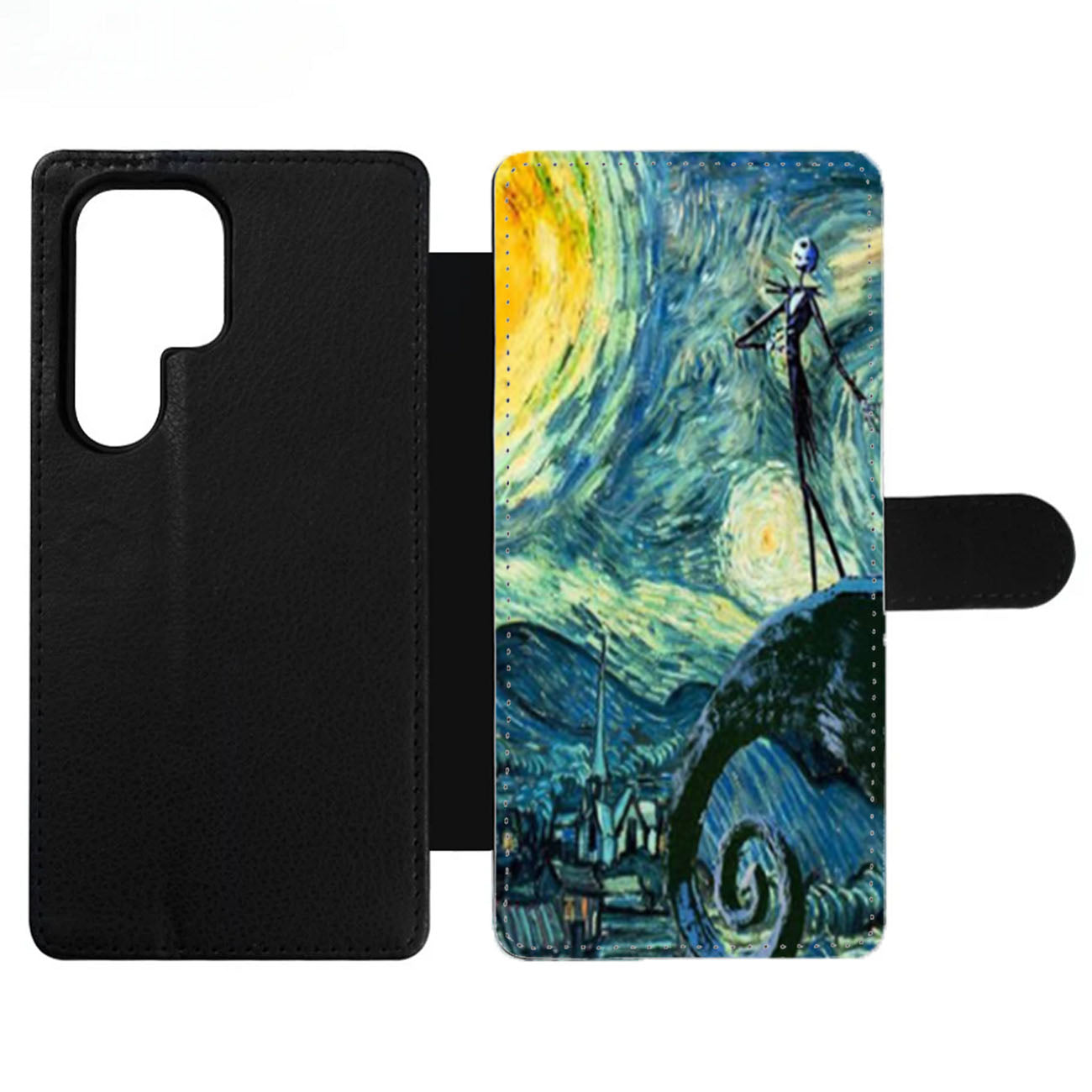 Stary Night Tardis Nightmare Wallet Samsung Case