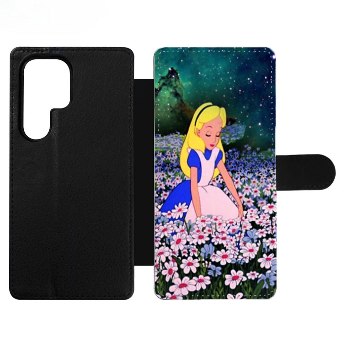 Stay Weird Alice in Wonderland Wallet Samsung Case