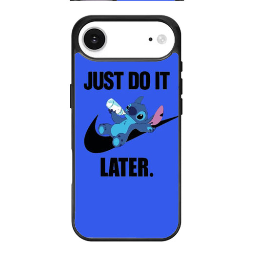 Stitch Just Do it Later Blue iPhone Air Case