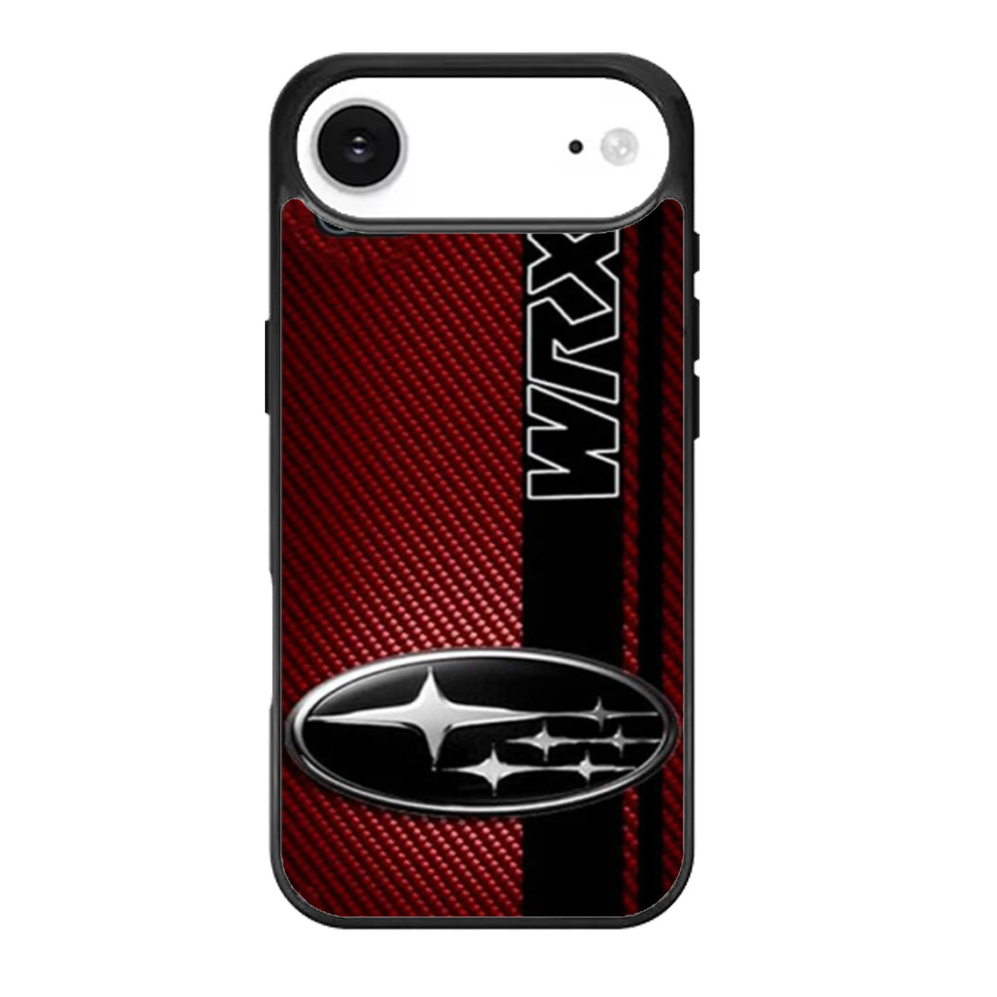Subaru WRX Logo On A Field Of Simulated Red Two iPhone Air Case
