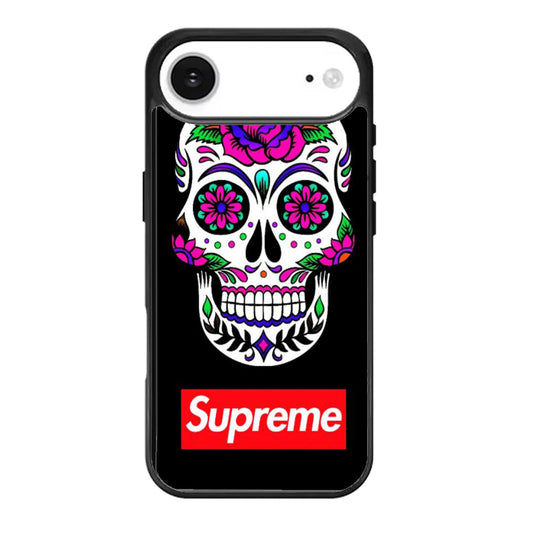 Sugar Skull Black iPhone Air Case