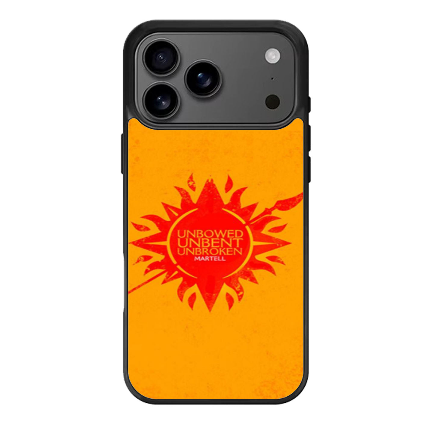 Sun Unbowed Unbent Unbroken Martell iPhone 17 Pro Max Case