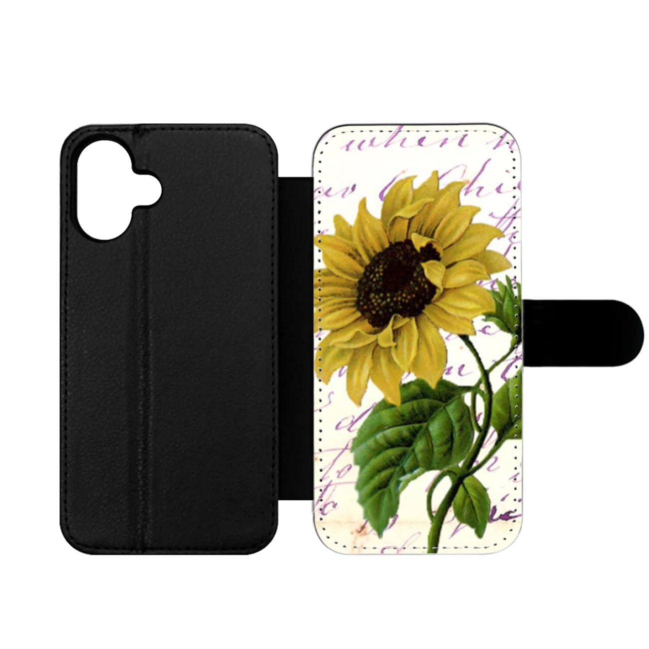 Sunflower Wallet iPhone Case