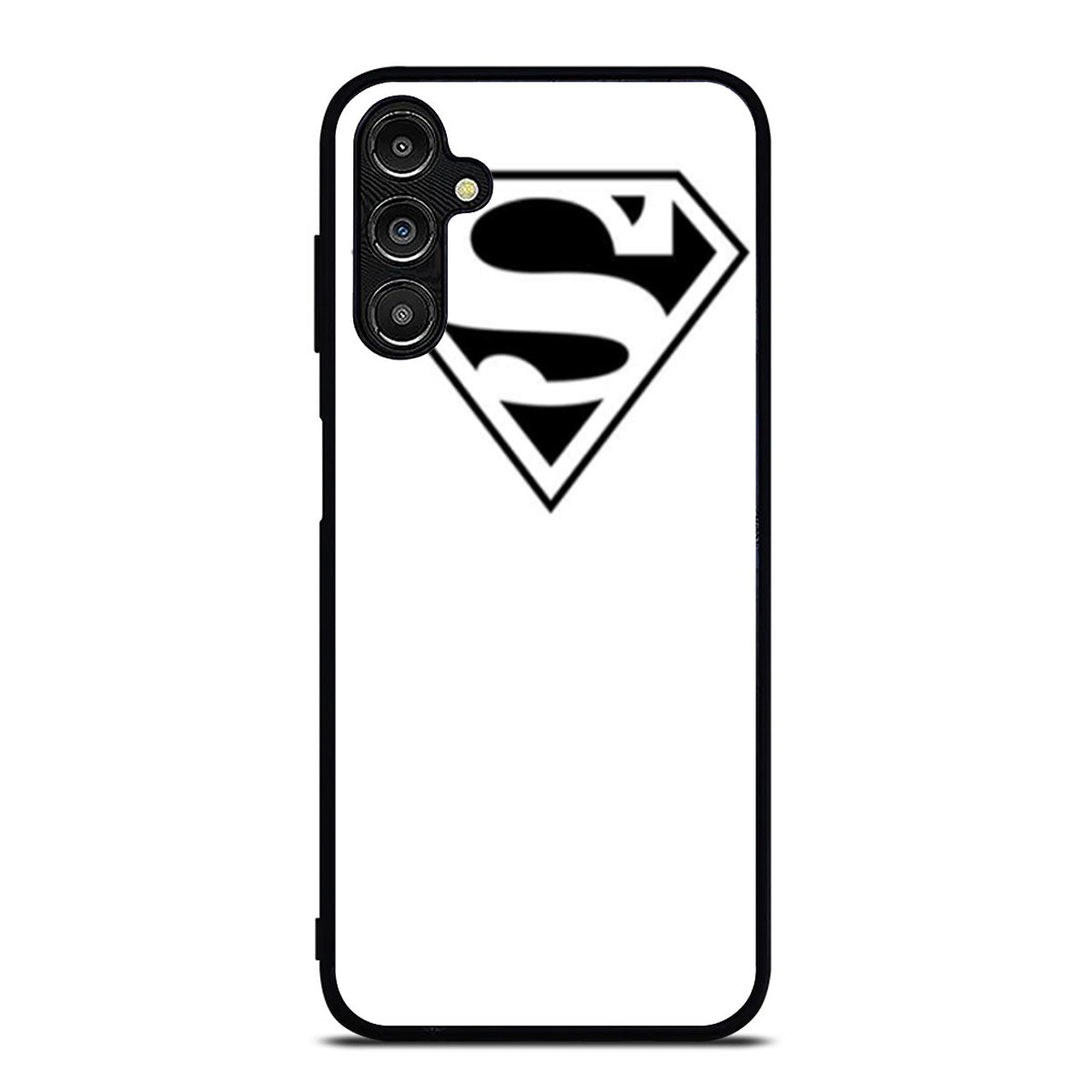 Superman Black White Logo Samsung A16 Case
