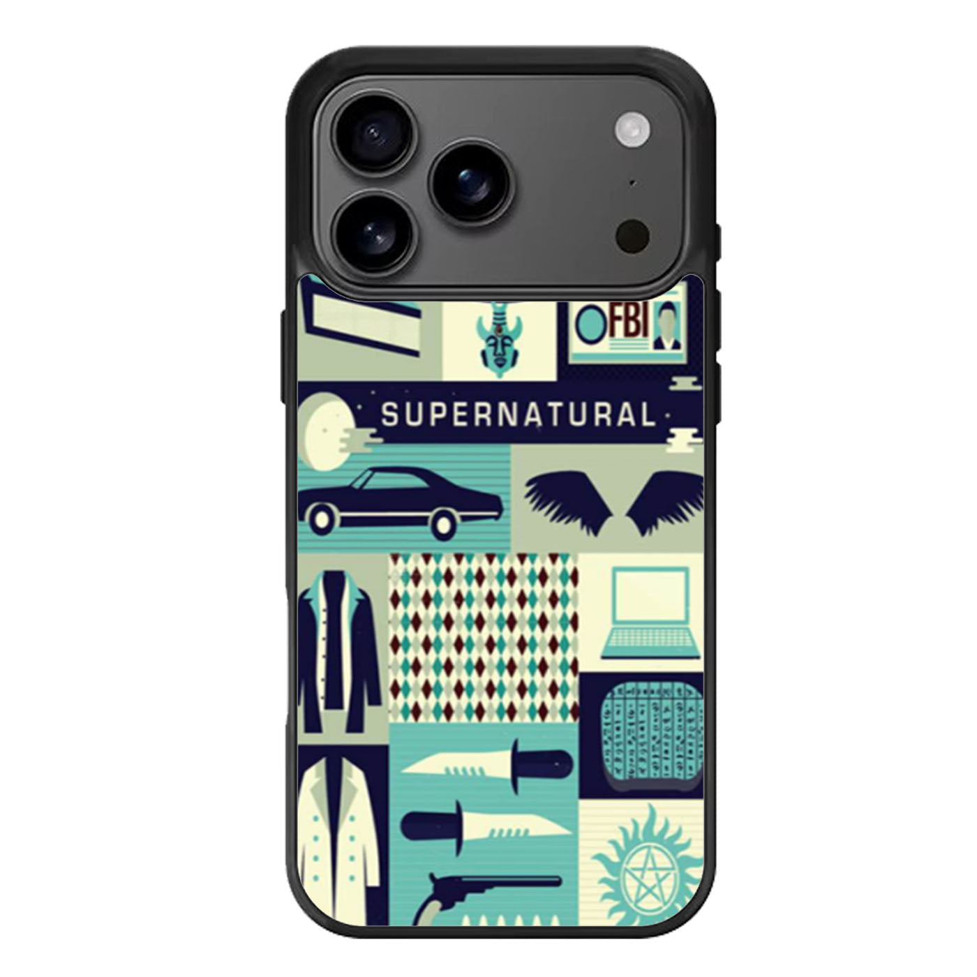 Supernatural Collage Art iPhone 17 Pro Max Case